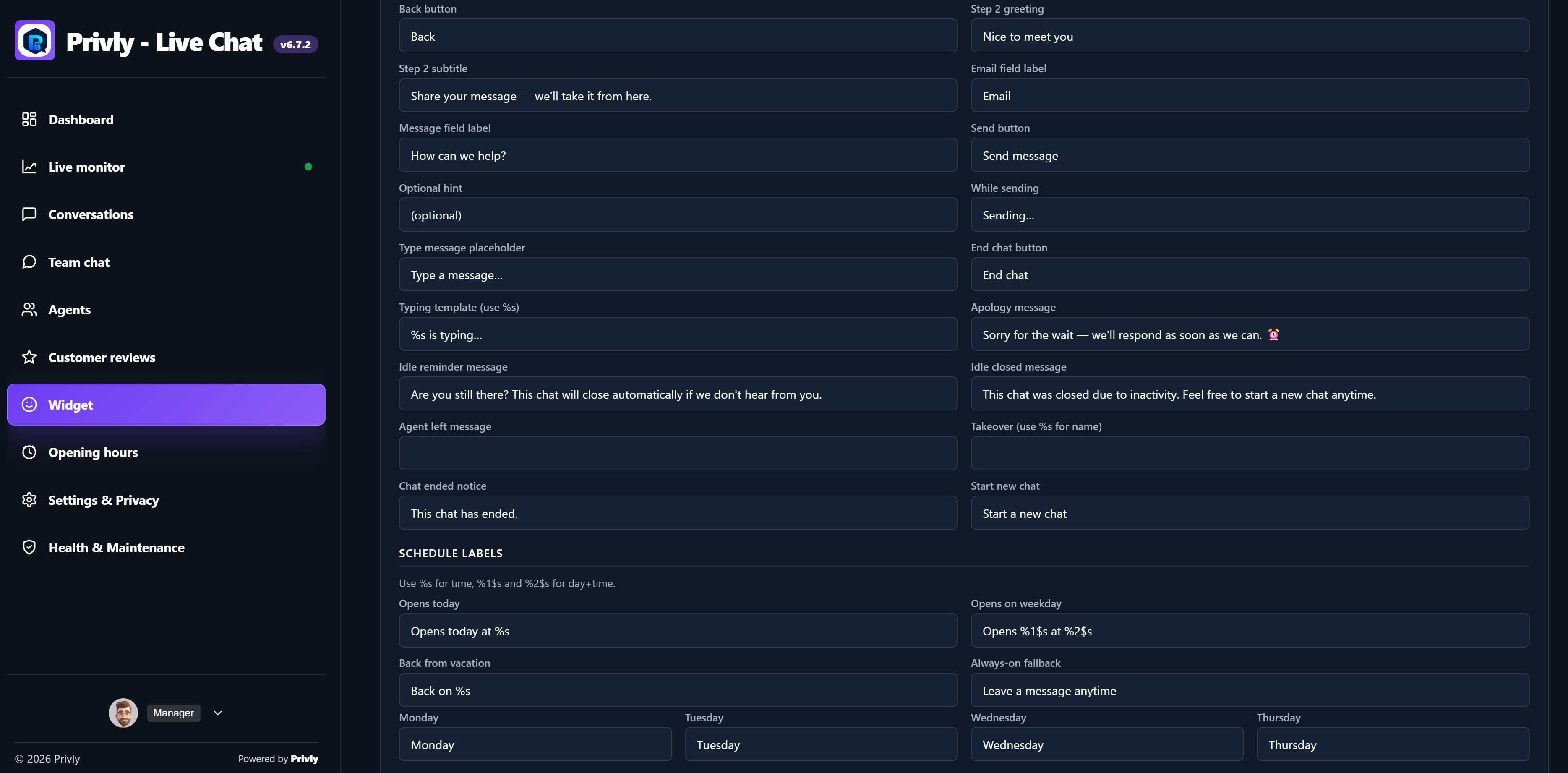 Privly Live Chat screenshot 13