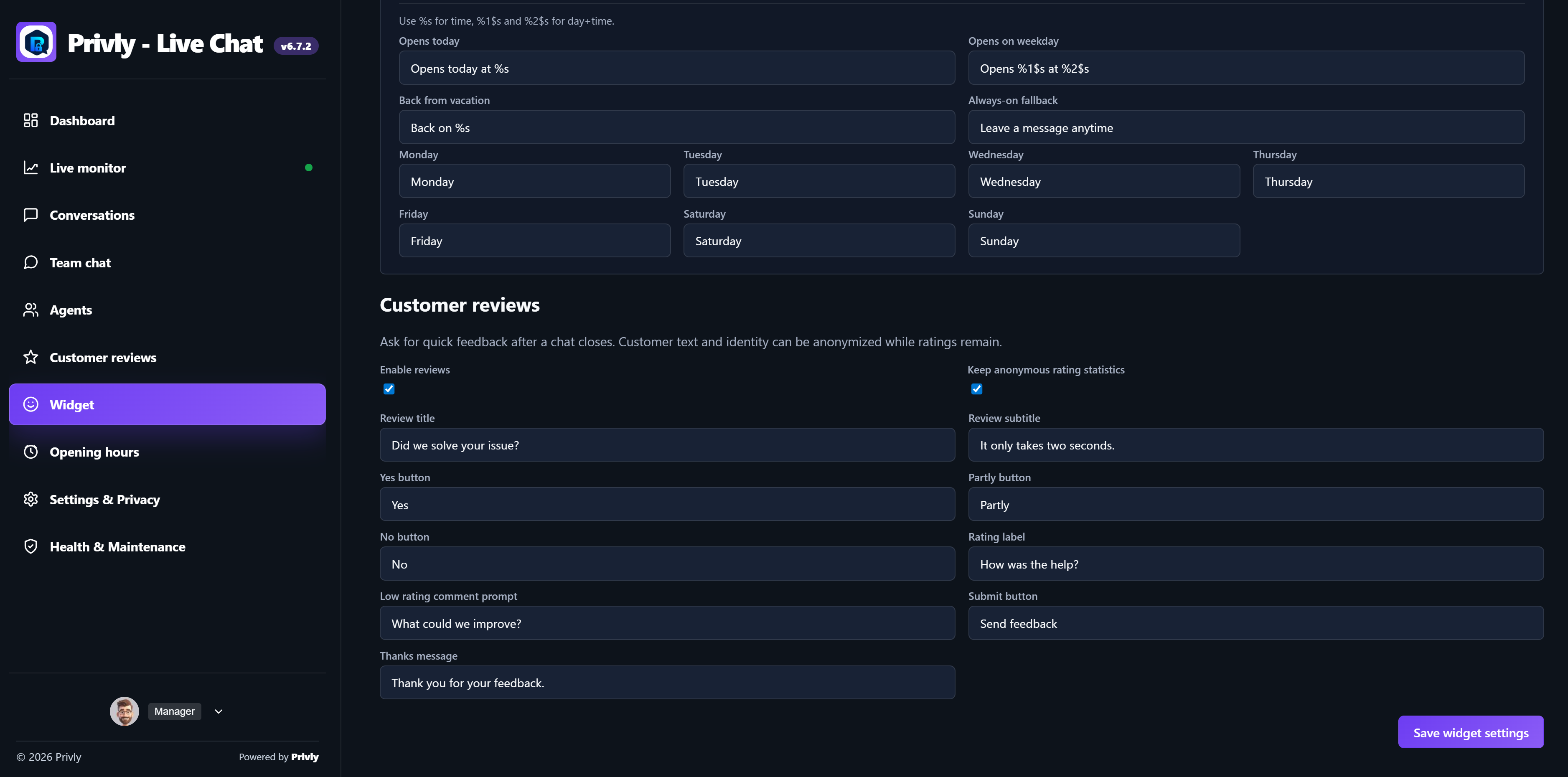 Privly Live Chat screenshot 14