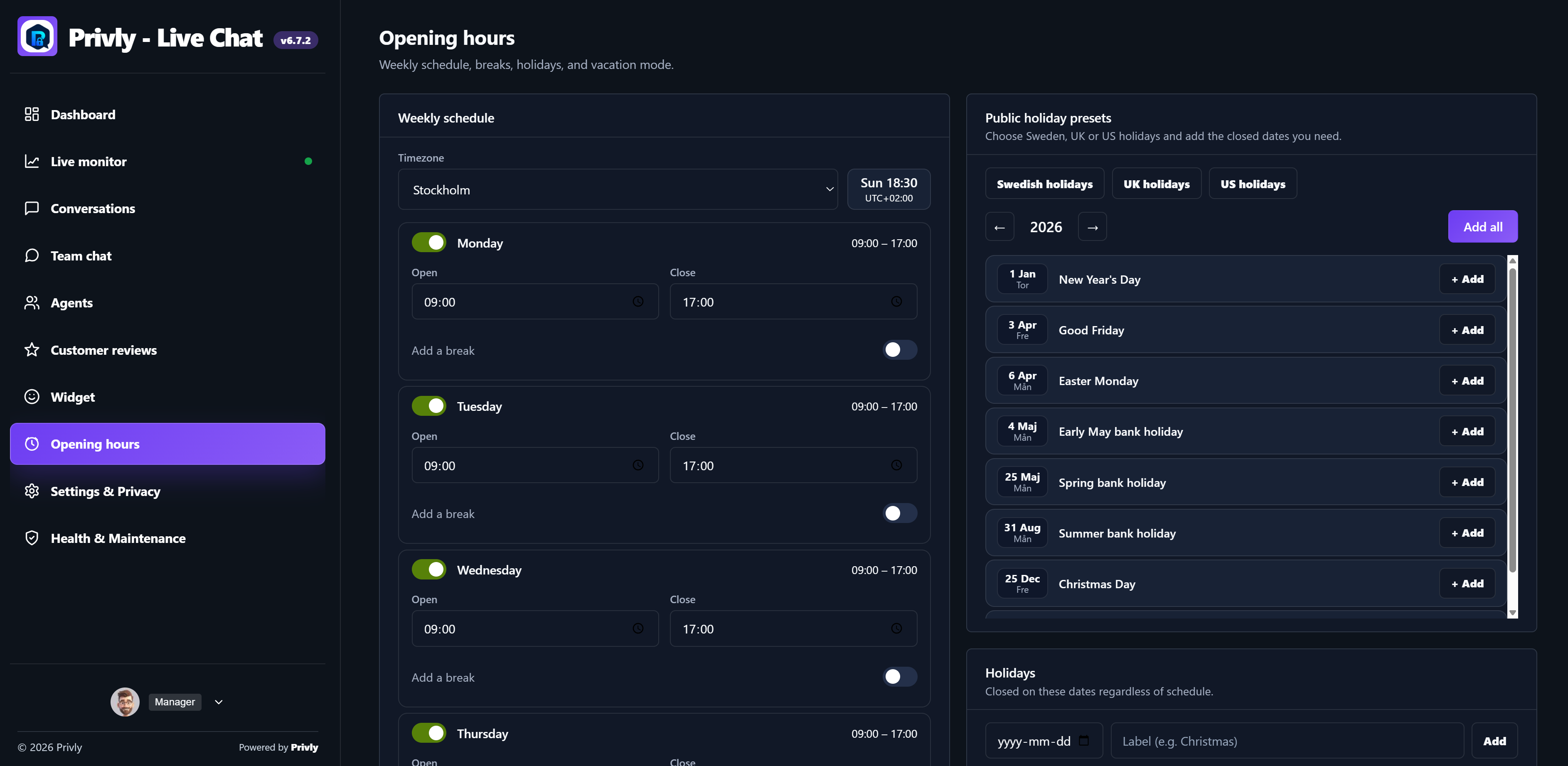 Privly Live Chat screenshot 15