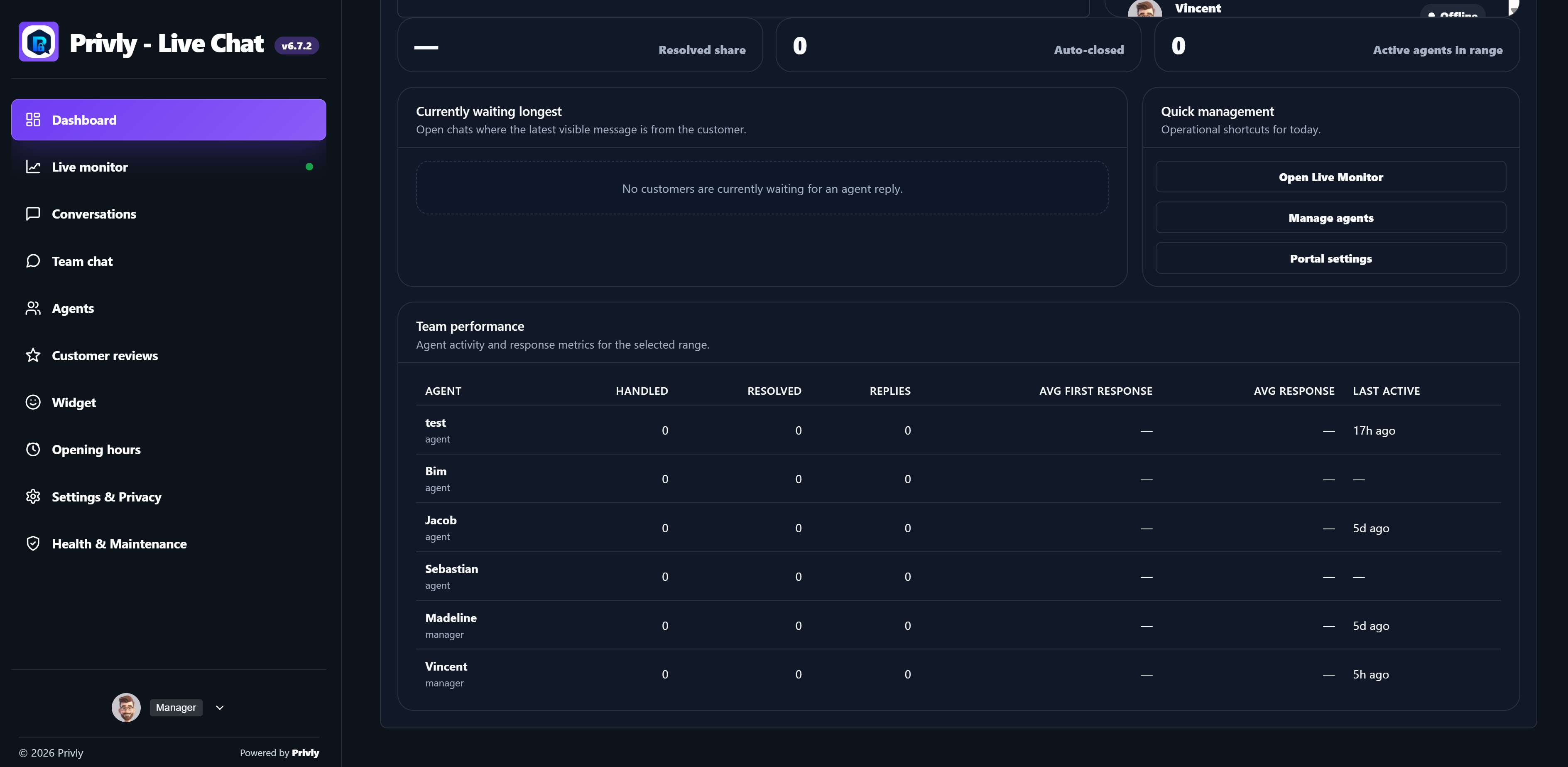 Privly Live Chat screenshot 2
