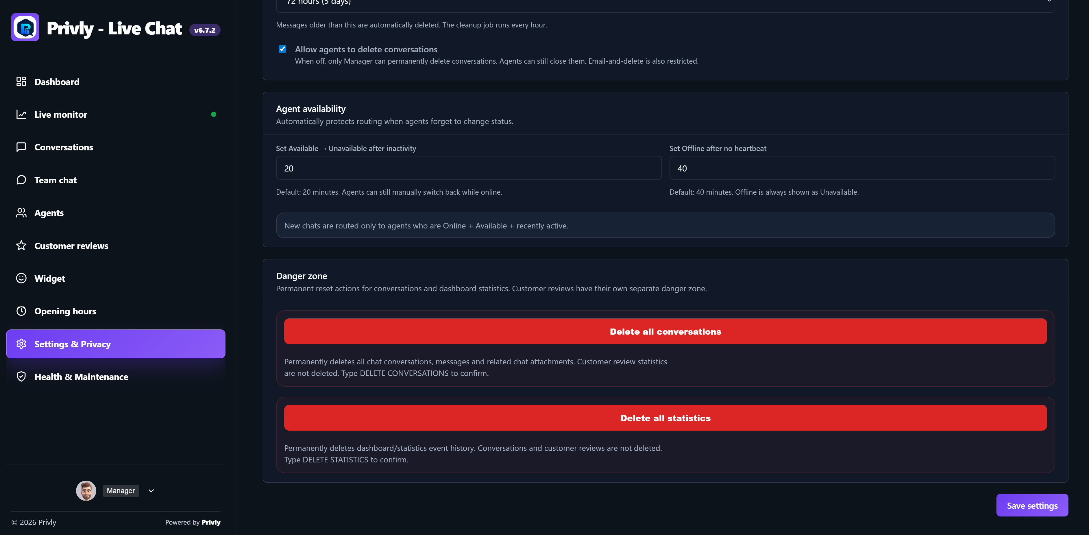 Privly Live Chat screenshot 20