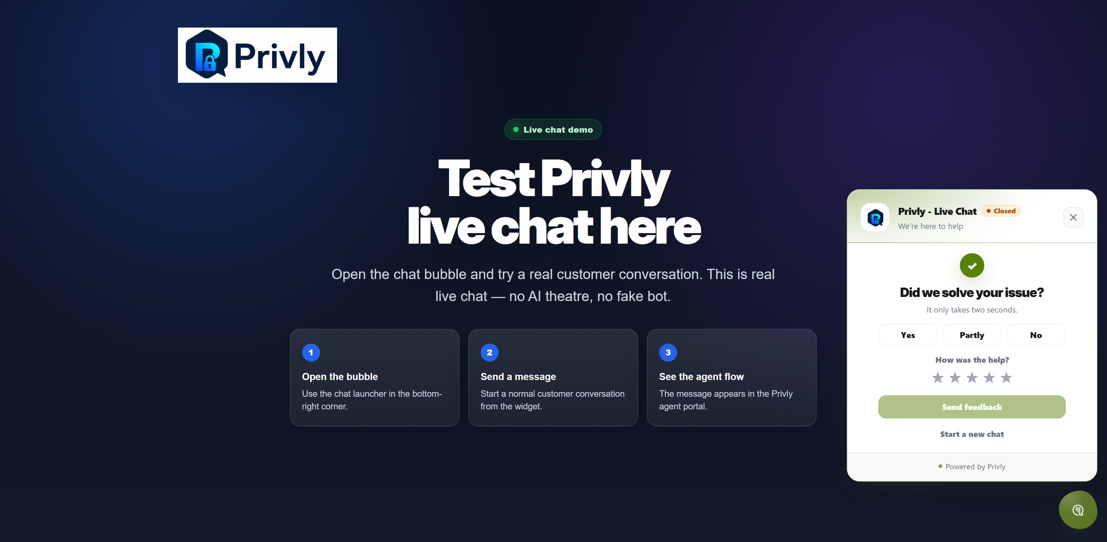 Privly Live Chat screenshot 25