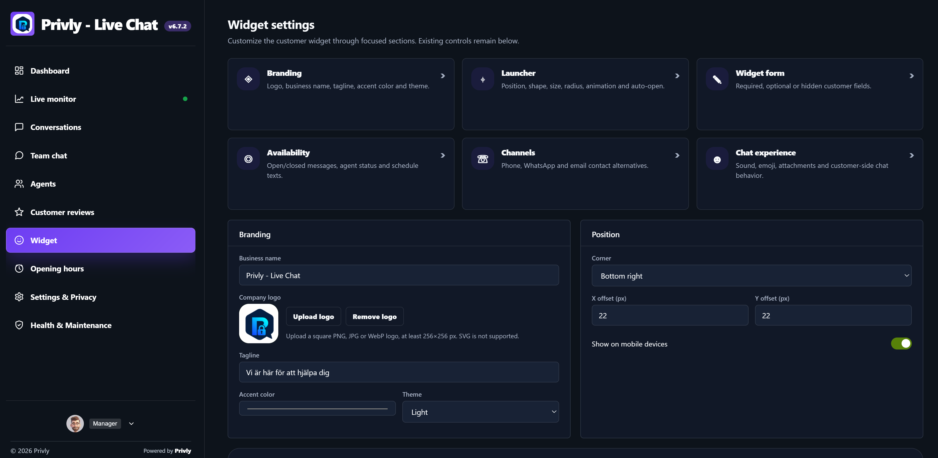 Privly Live Chat screenshot 8